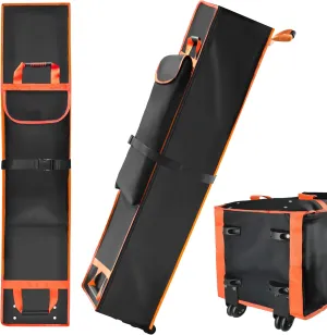 10 x 10 x 48in Canopy Bag Replacement for 10 x 10 Pop Up Canopy Tent with Roller Wheels - Canopy Carrying Bag with Handles - Pop Up Canopy Replacement Parts - 600D Waterproof Oxford Fabric