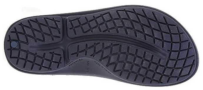 1100-NAVY OOAHH Slip-On Cushion Comfort Oofos Womens Slide Sandals