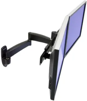 200 Series Dual Mon Arm Black