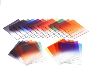 24 Pieces/Set of Cokin P Series 24-Color Square Scale SLR DSLR Full-Color Lens Filter