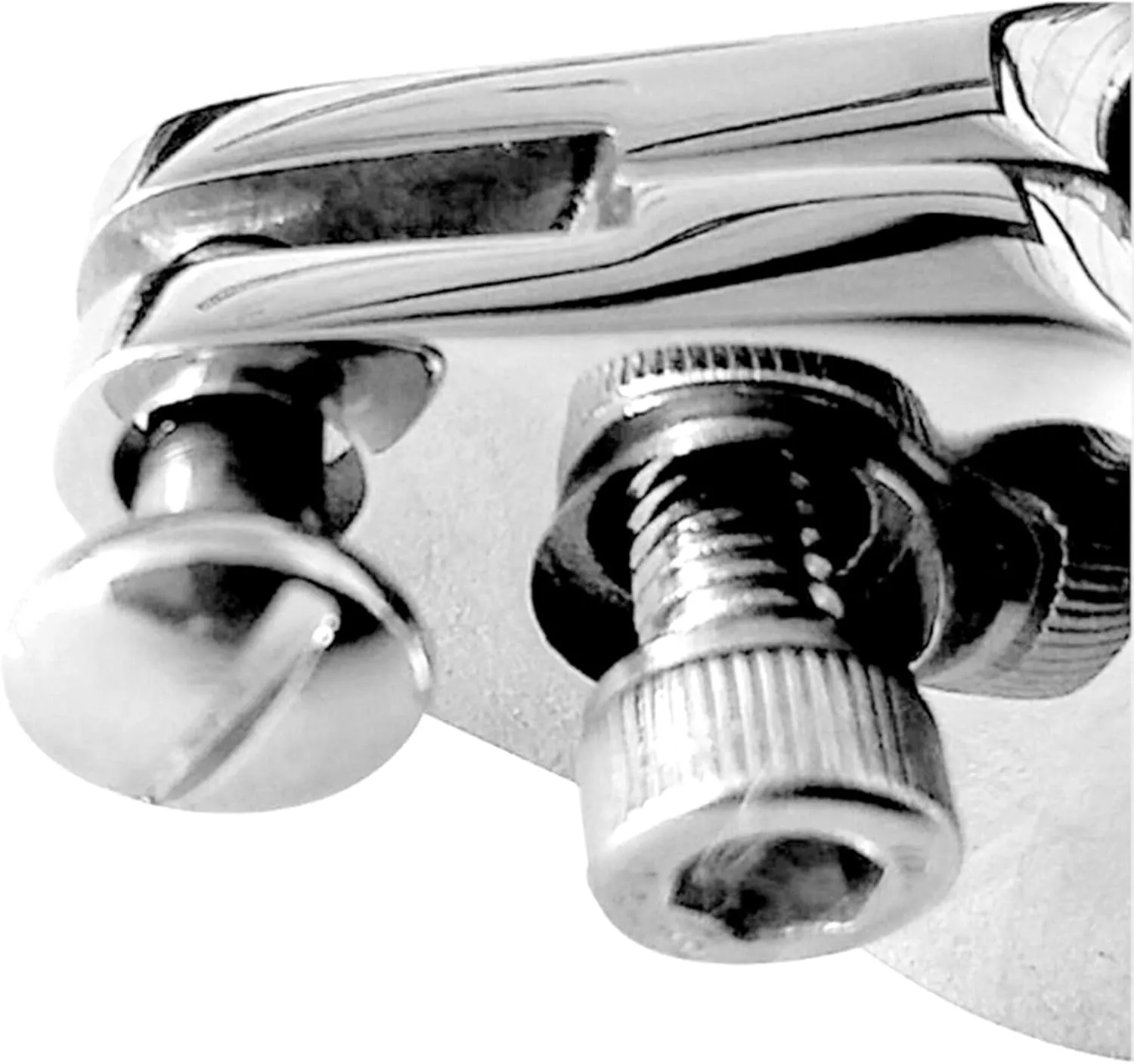 2Pcs Boat Bimini Top Hinged Jaw Slide, Stainless Steel 316 Marine Boat Canopy Tube Clamp Fitting Boat Accessories (Type: with Lock nut, 1.5inch)