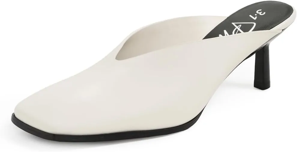3.1 Phillip Lim Women's Id Mules Teardrop Heels