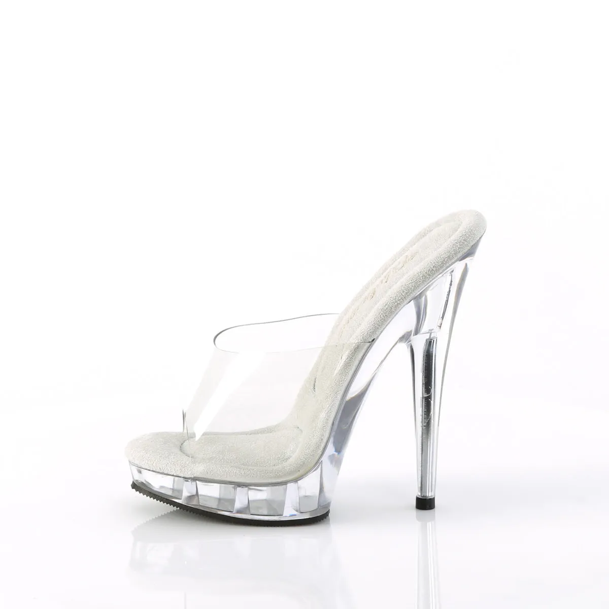 6 Inch Heel SULTRY-601 Clear