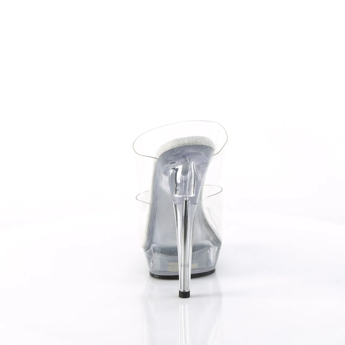 6 Inch Heel SULTRY-602 Clear