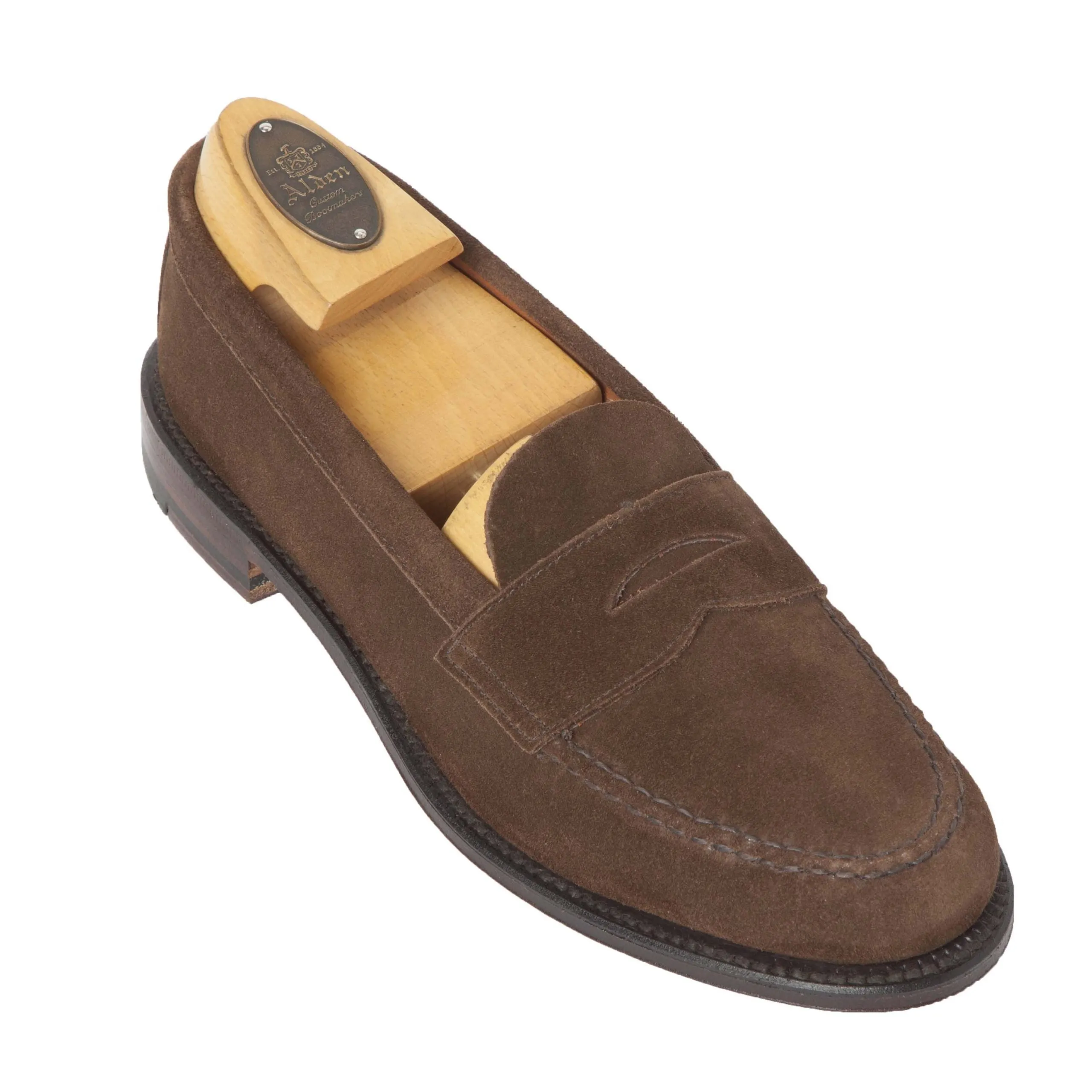 6245F - Unlined Leisure Hand Sewn in Brown Suede