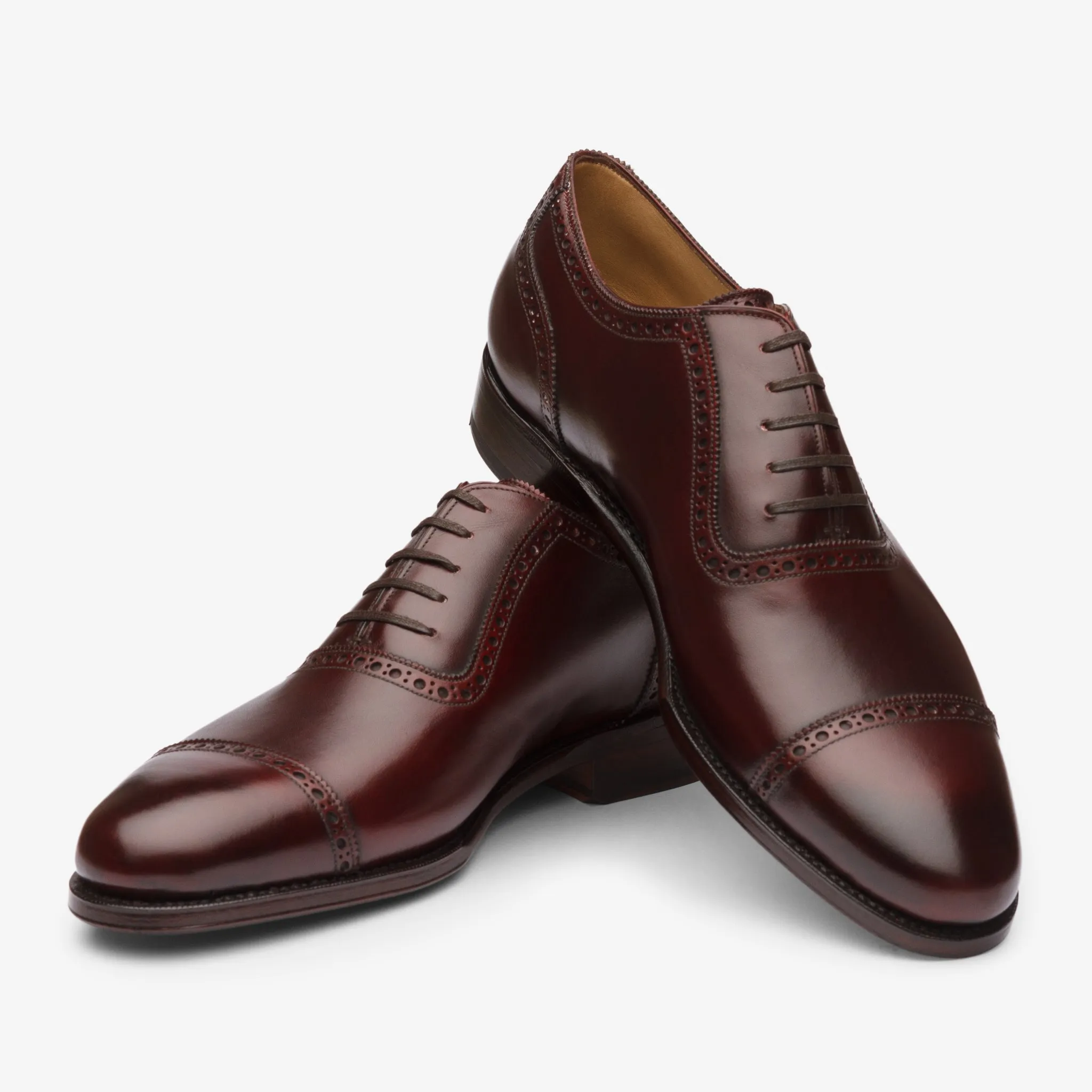 Adelaide Oxford - Burgundy - Zip Last