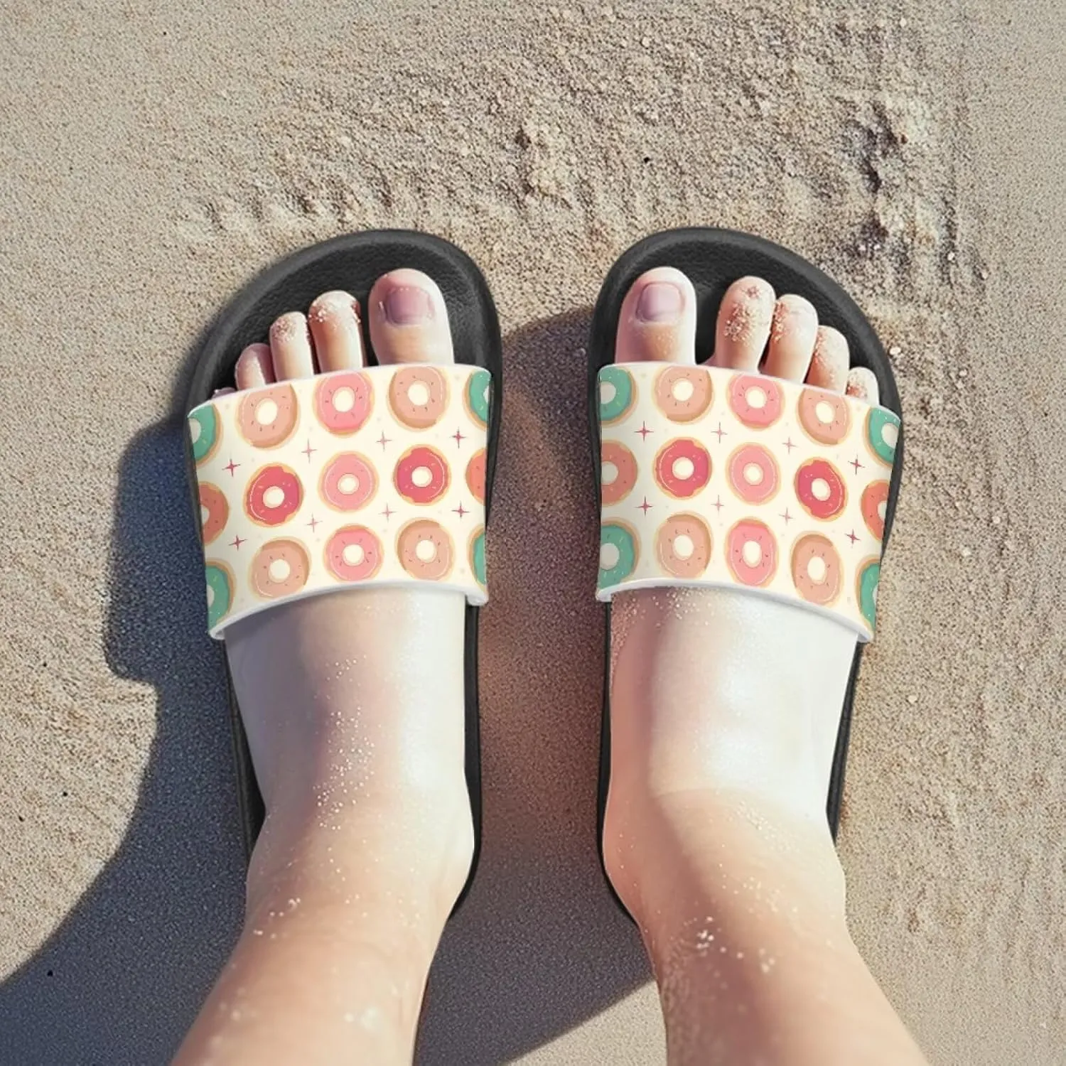 Adorable Slide Sandals for Boys Girls Slide Sandals Cartoon Youth Pool Shower Shoes Suitable for Outdoors