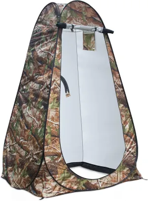Anngrowy Pop Up Privacy Shower Tent - Portable Outdoor Camping Bathroom Toilet Changing Dressing Room - UPF40  Waterproof