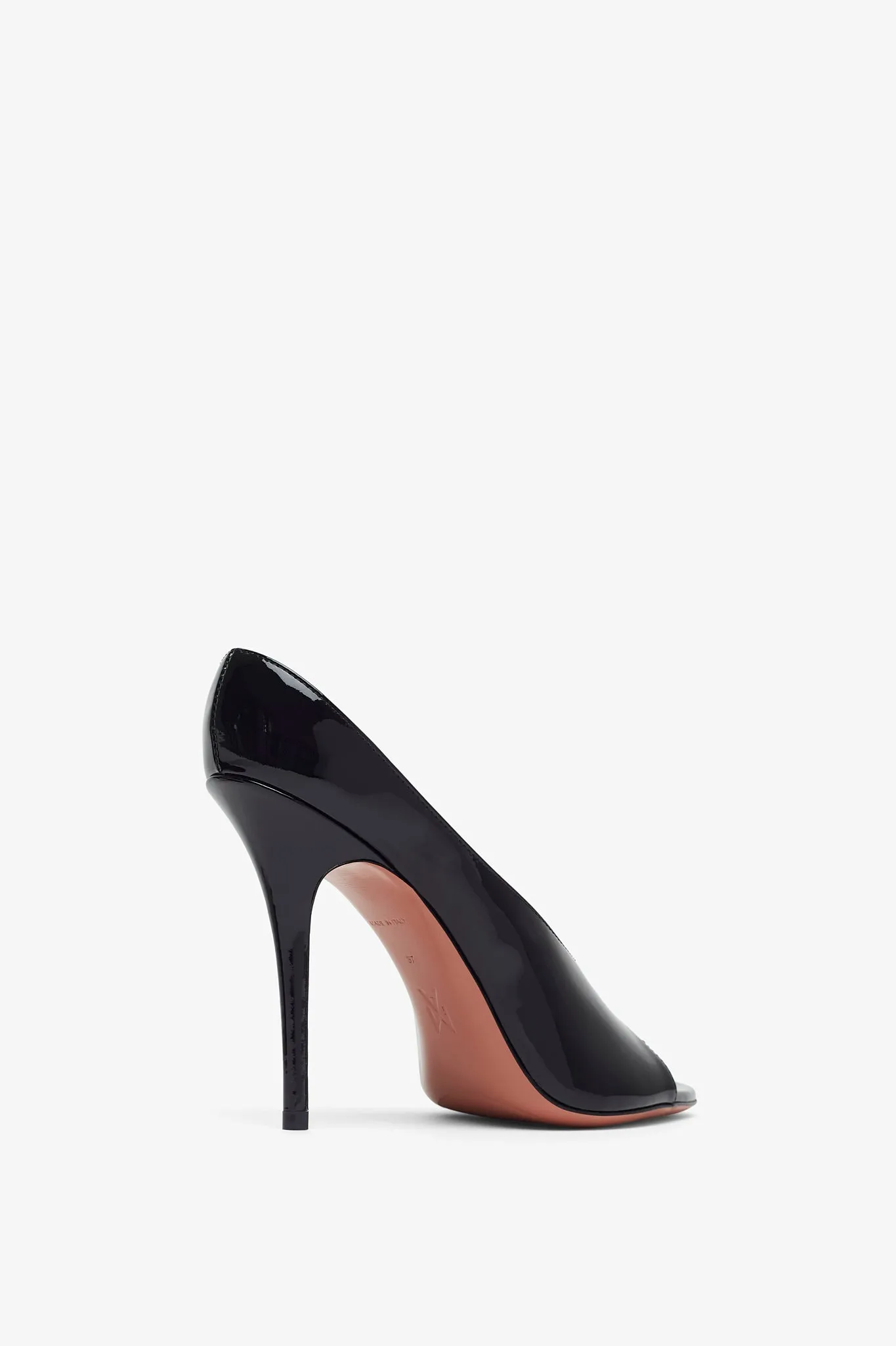 Anok 105 patent black mules
