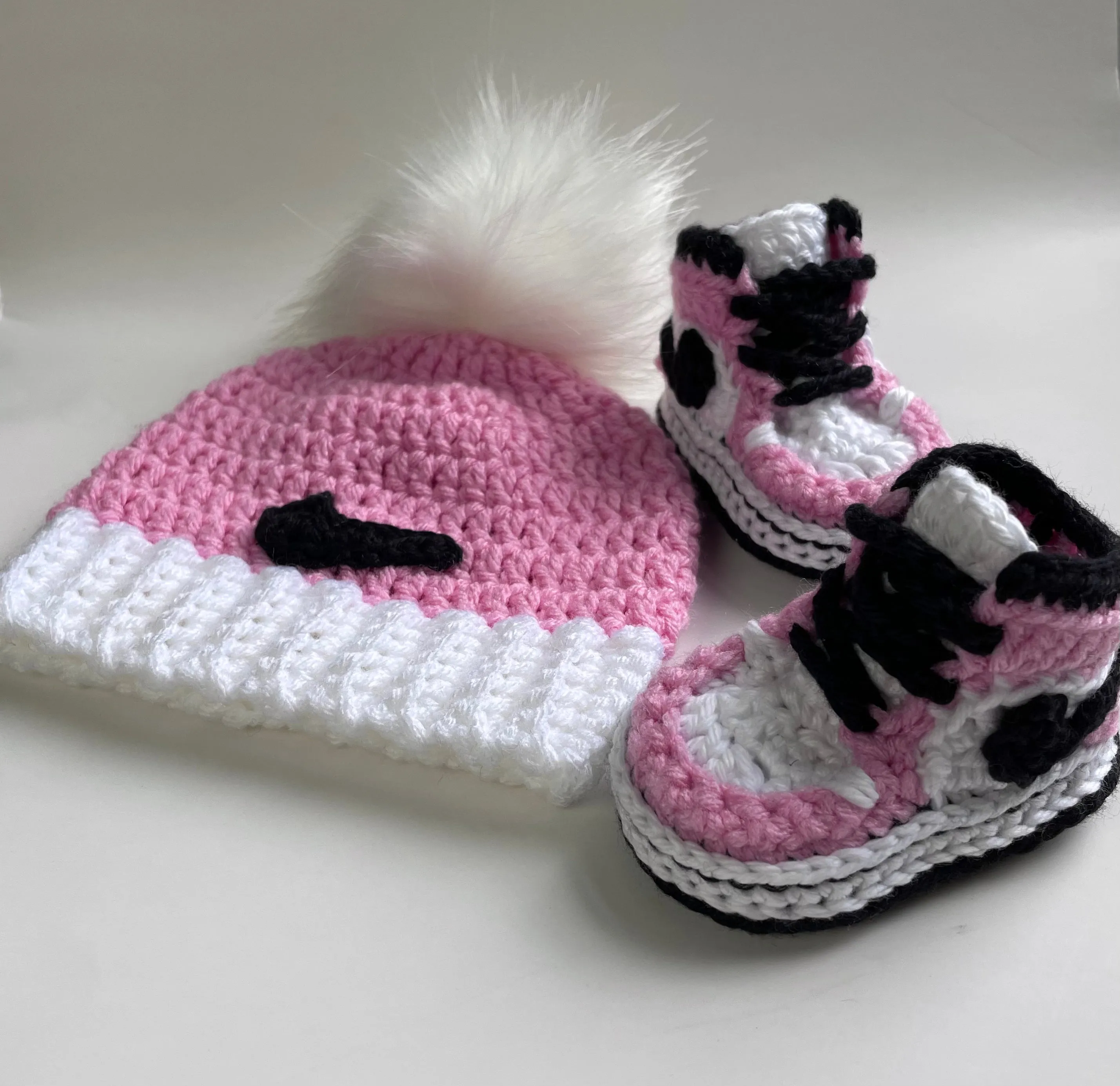 Baby Jordan Hat & Sneaker Set