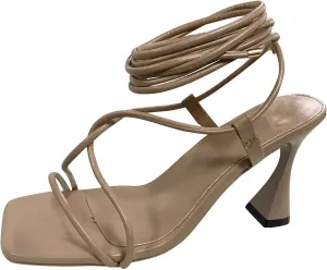 Bamboo Store High Heeled Sandals for Women Size 9 under 50 Fashion Up High Fashion Heel Lace Clear Plastic High Heels