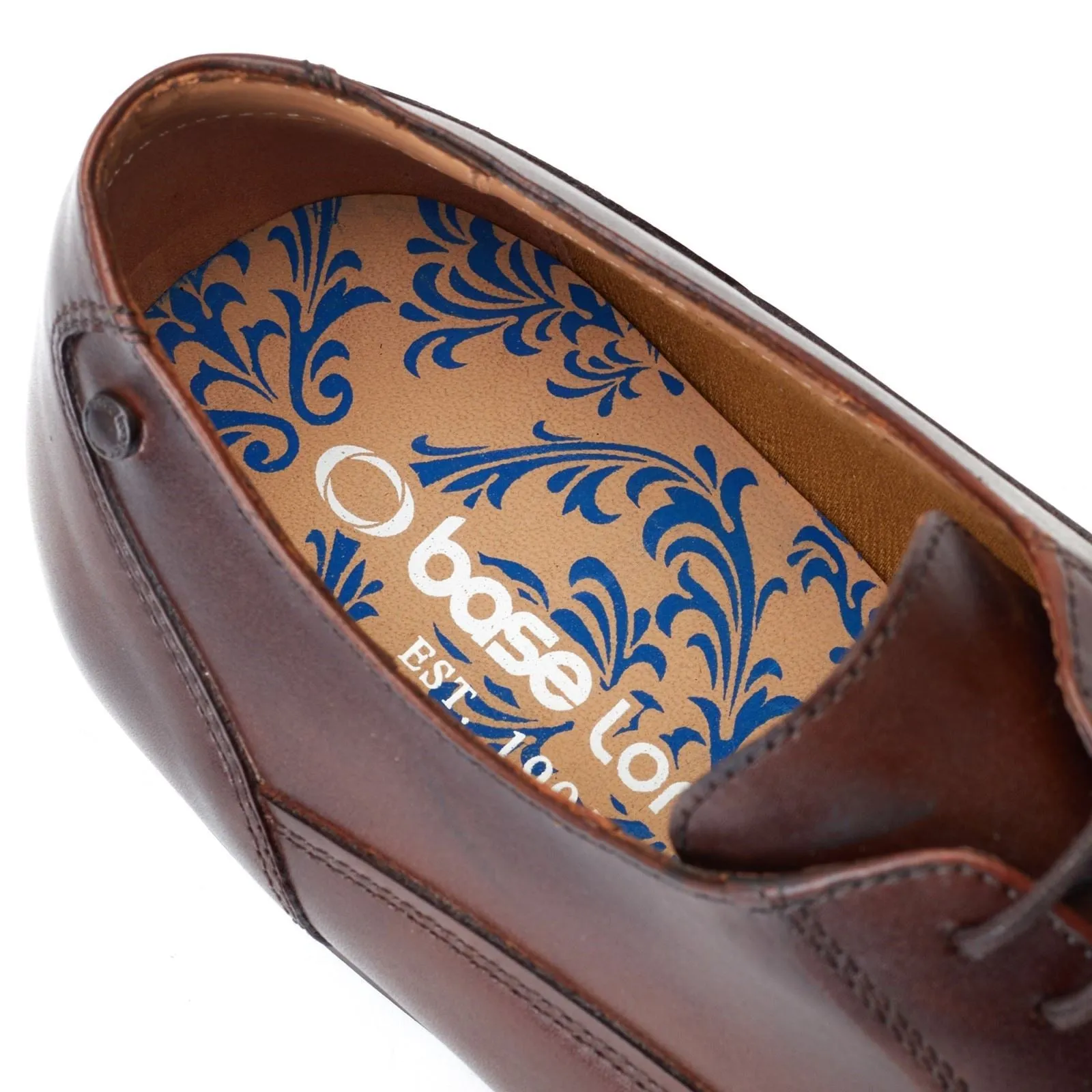 Base London Men's Angelo Derby in Brown