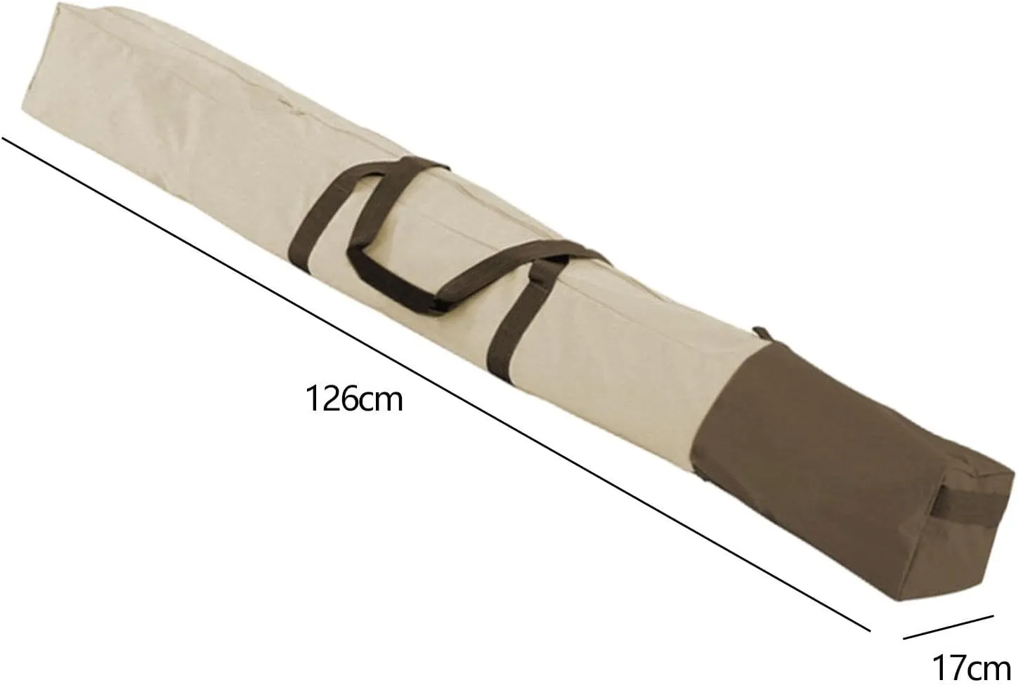 Beach Umbrella Storage Bag Patio Umbrella Carrying Bag Pouch Travel Container Dustproof with Handles Outdoor Hammock Storage, 126cm