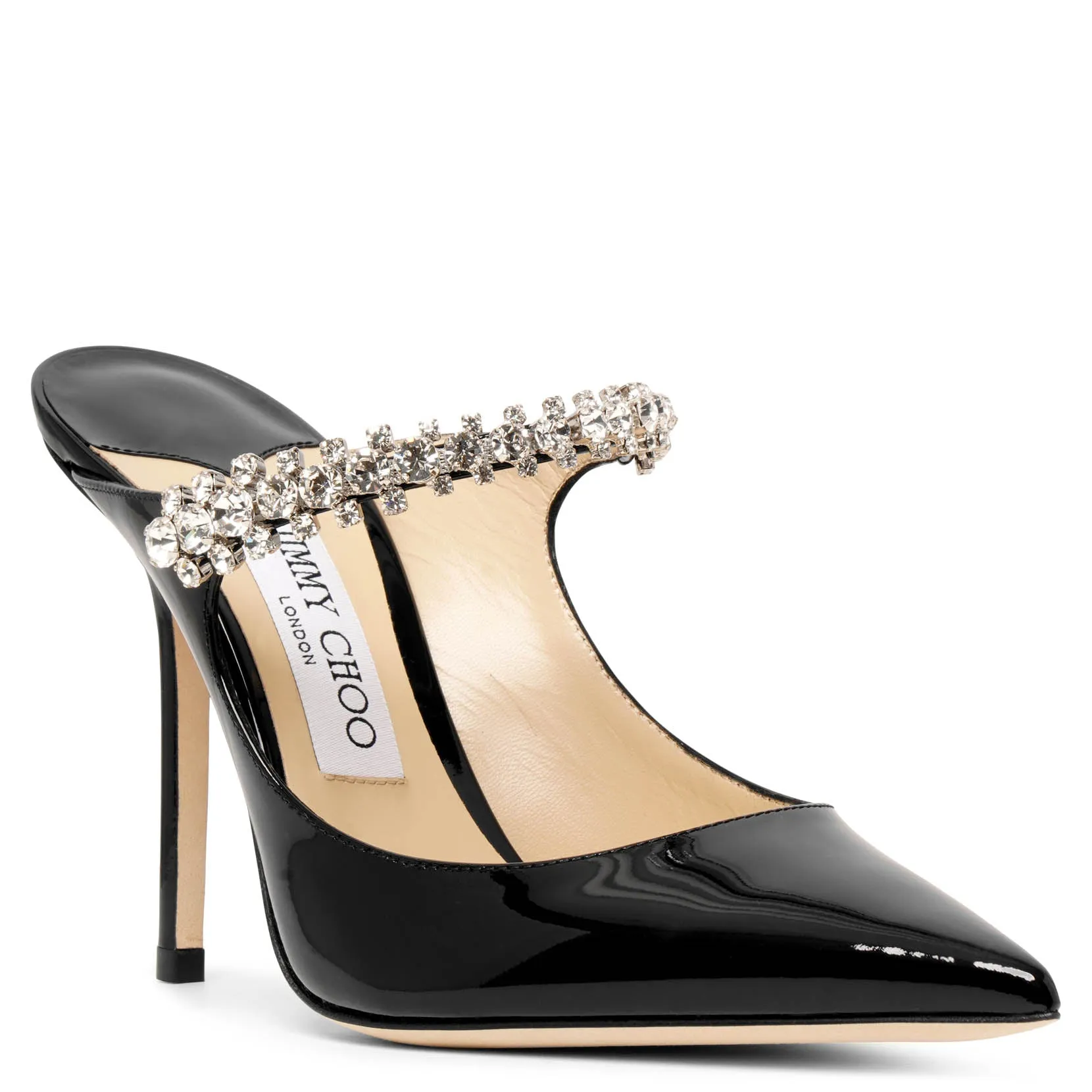 Bing 100 patent black mules
