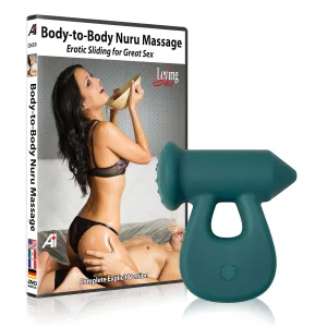 Body-to-Body Nuru Massage DVD with BLISS Point Dual-End Vibrating Massager