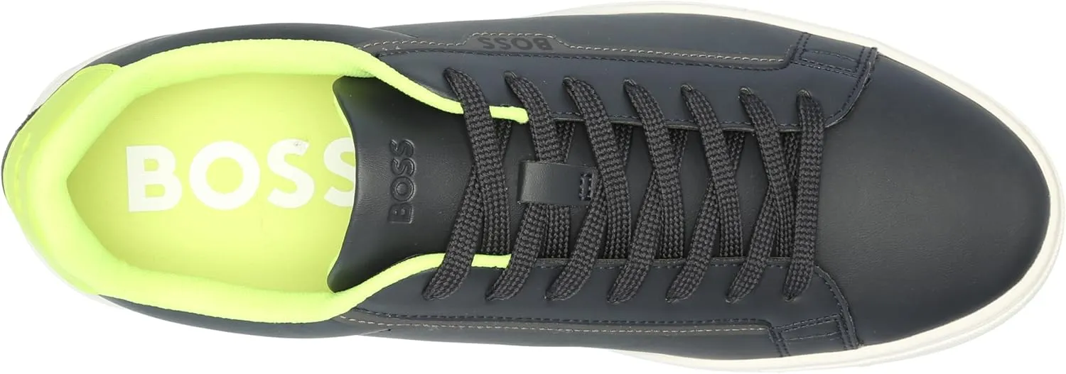 BOSS Men's Rhys Cupsole Small Logo Sneaker