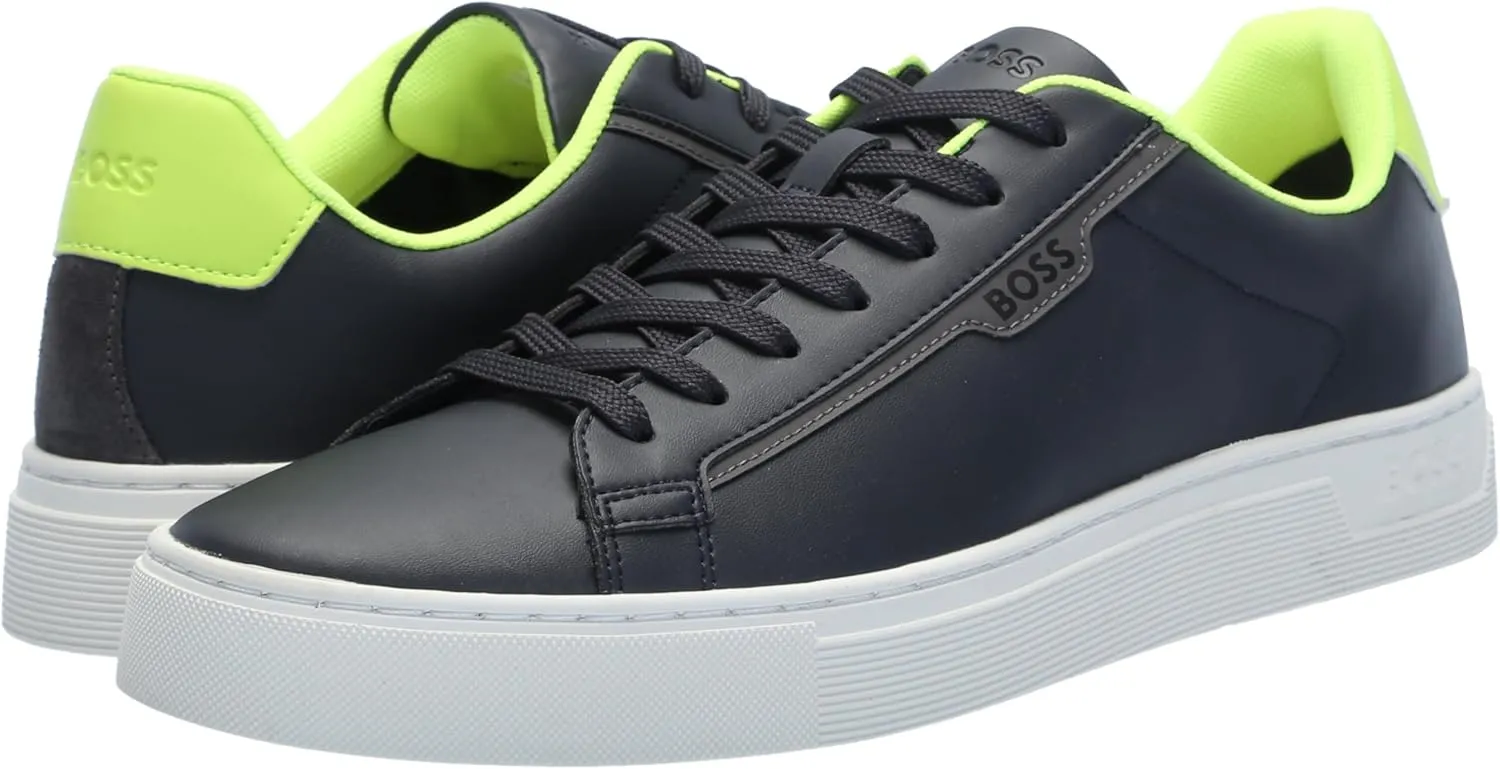 BOSS Men's Rhys Cupsole Small Logo Sneaker