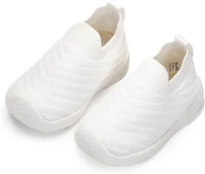 Breathable Baby Sock Shoes,Non-Slip First Walkers 6-24 months,Easy Put on Baby Walking Shoes, Flexible Mesh Toddler Sneakers Boys ,Baby Socks 12-24 months,Barefoot Infant First Steps Shoes,Baby Girl Shoes