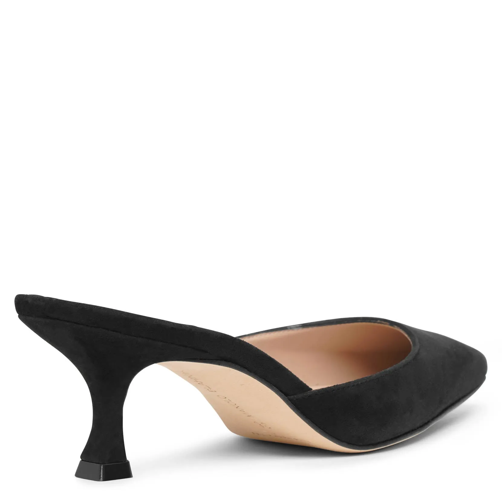 Carolynemu 50 black suede mules