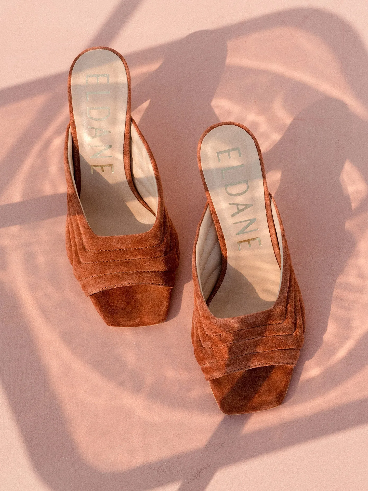 Chloe Terracotta Mules