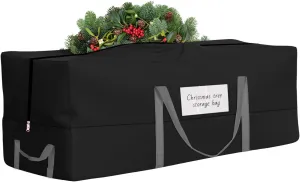 Christmas Tree Storage Bag, Fits Up 8 Ft Tall Artificial Trees, Heavy-Duty 600D Oxford Tree Bag with Reinforced Handles Zipper Clear Pocket, Storage Bags for Moving Items, Clothing, Outdoor, Bedding