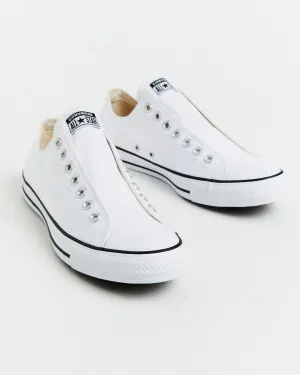 Chuck Taylor All Star Slip On Sneakers In White/Black