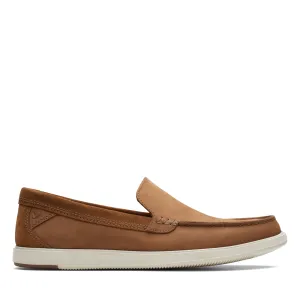 Clarks - Bratton Loafer - Dark Tan Nubuck - Shoes