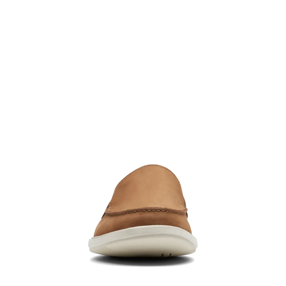 Clarks - Bratton Loafer - Dark Tan Nubuck - Shoes
