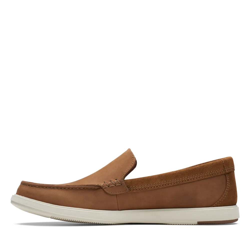 Clarks - Bratton Loafer - Dark Tan Nubuck - Shoes