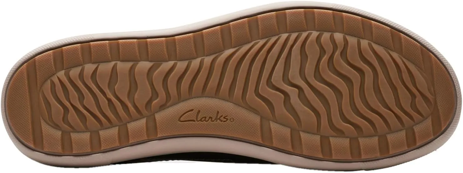Clarks Men's Mapstone Step Loafer, Navy Nubuck, 11