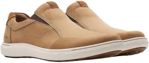 Clarks Men's Mapstone Step Loafer, Sand Nubuck, 7