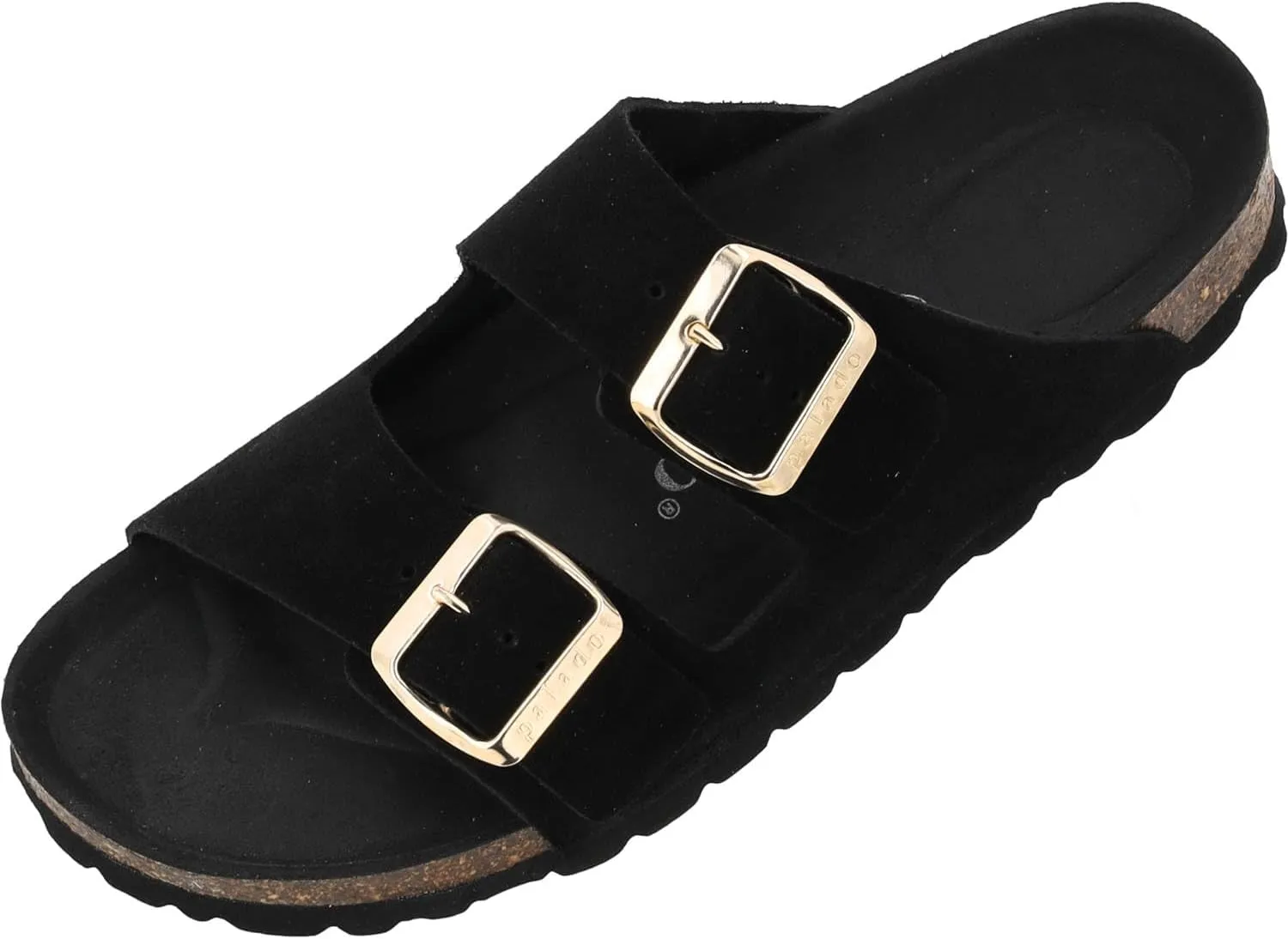 Corfu Mono Women's Mules - Comfortable Sandals Made in Spain - Slippers with Cushioning Cork Footbed - Fashionable Summer Shoes