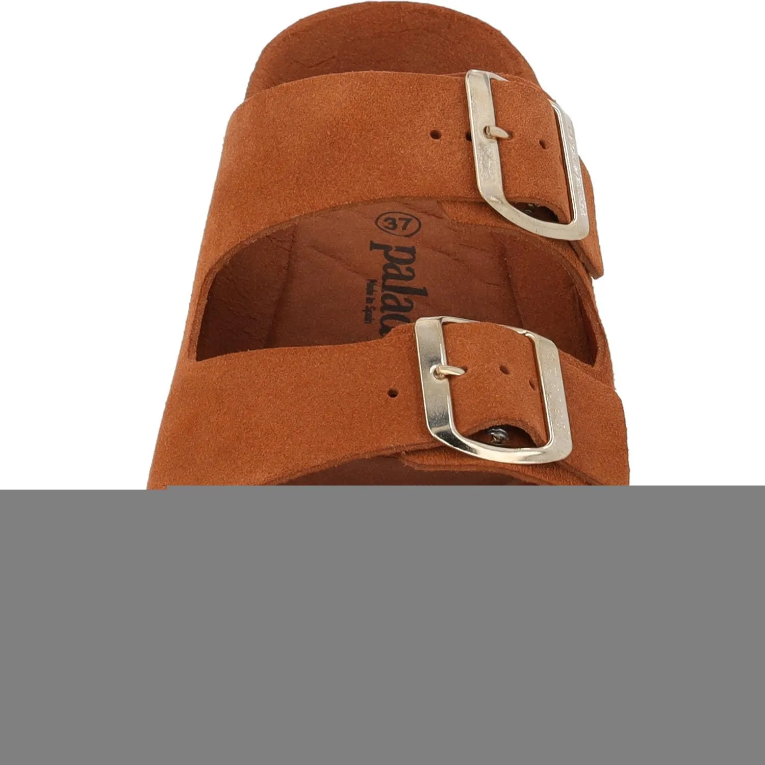Corfu Mono Women's Mules - Comfortable Sandals Made in Spain - Slippers with Cushioning Cork Footbed - Fashionable Summer Shoes