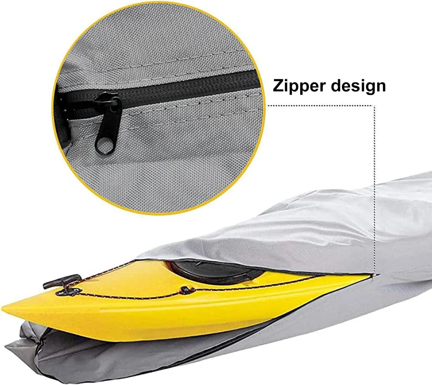 Cover 420D Oxford Cloth Indoor/Outdoor Storage Bag Boat Cover Boat Jacket(Black,10FT)