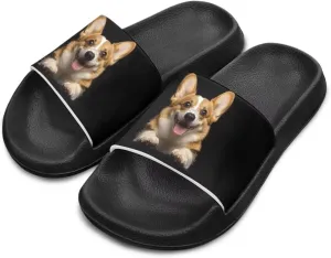 Cute Animals Summer Slippers for Boys Girls Indoor Kids Slide Sandals Comfort Cushion Footbed House Slipper