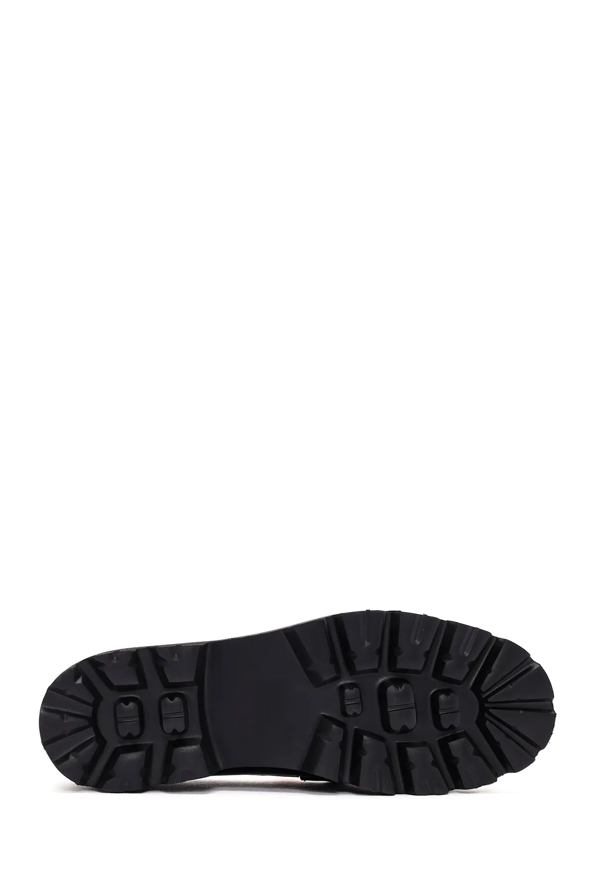 Derimod Flex Kadın Siyah Deri Maskülen Loafer