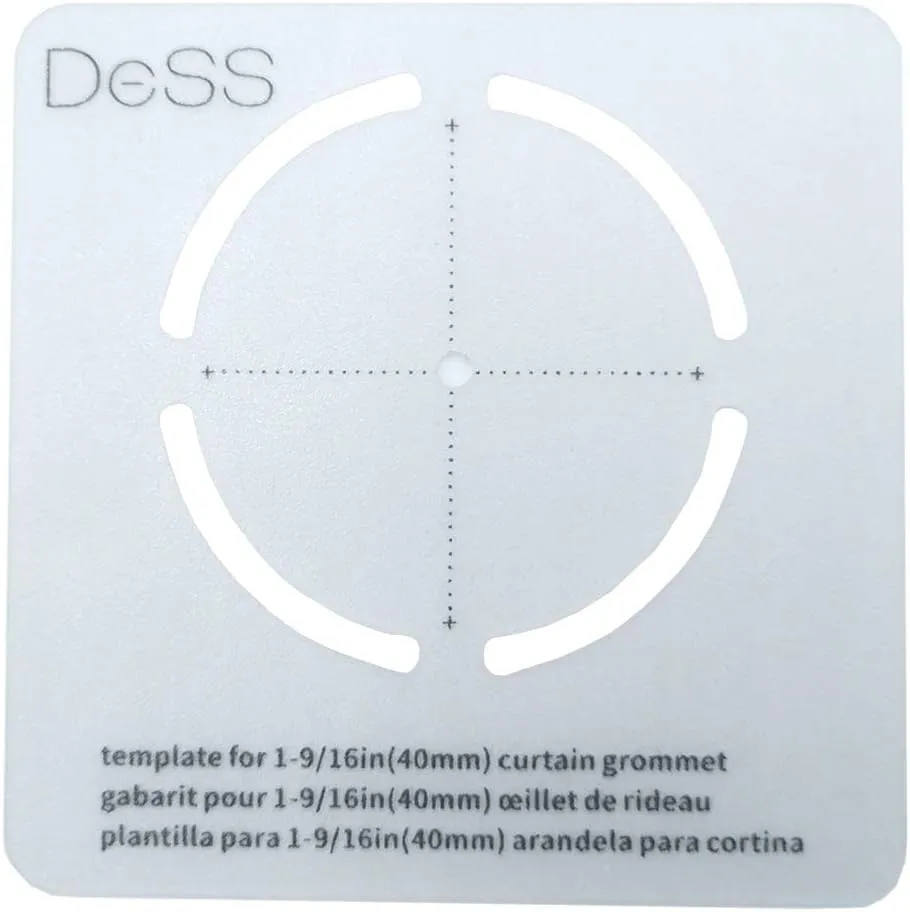 DeSS 48 Pack Curtain Grommets 1-9/16"(40mm) Inner Diameter Plastic Curtain Rings Nanoscale Low Noise Roman Ring (Matte Gold)