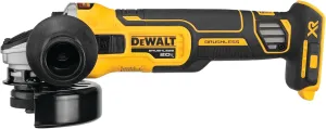 DEWALT 20V MAX* XR Angle Grinder with Kickback Brake, Slide Switch, 4-1/2-Inch, Tool Only (DCG405B)