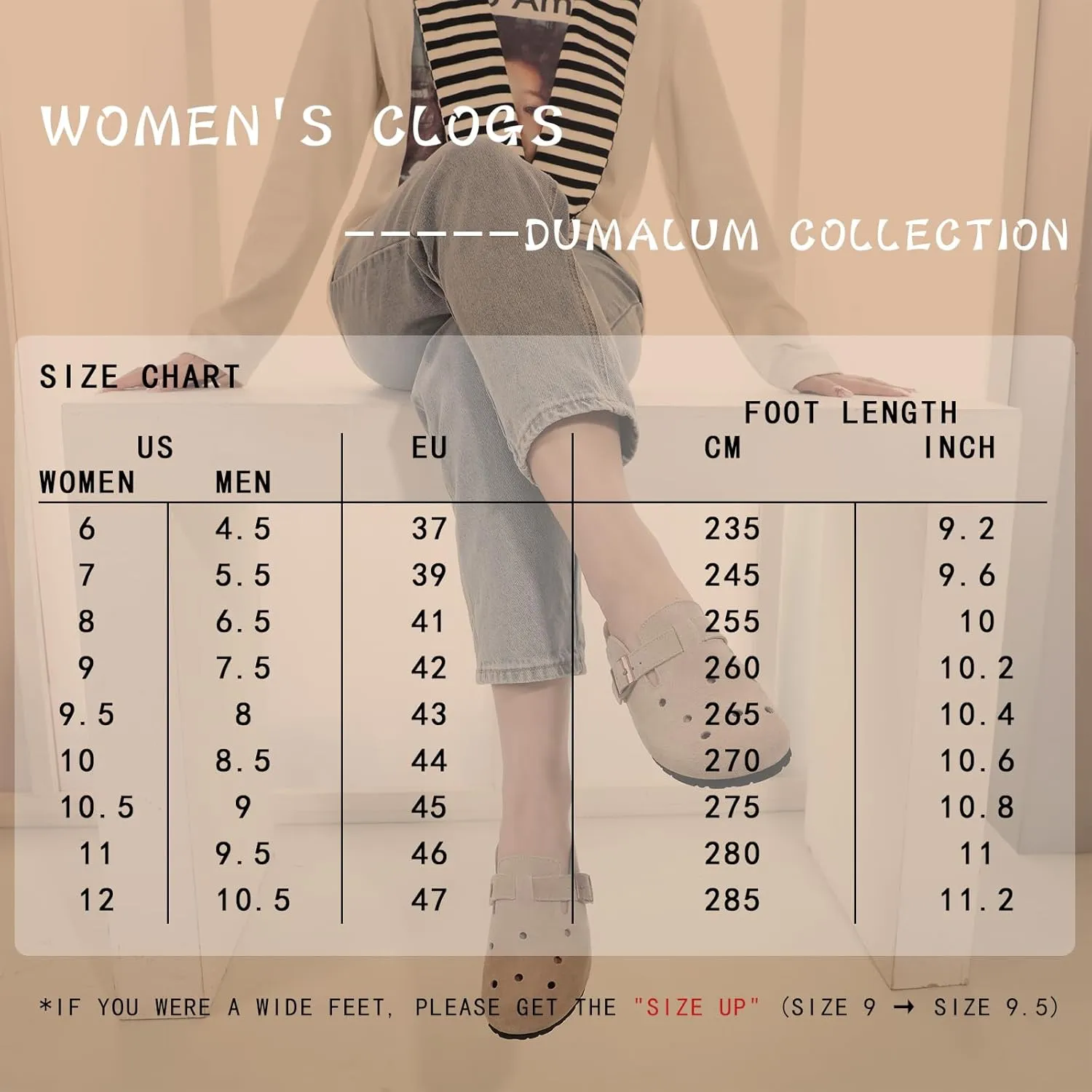 Dumalum Suede Clogs for Women Men Unisex Slip-on Potato Shoes Footbed Suede Cork Clogs and Mules House Slipers with Arch Support DIY & Breathable