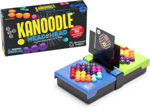 Educational Insights Kanoodle Head-to-Head Puzzle for 2 Players, Brain Teaser Game for Kids, Teens and Adults, Featuring 80 Challenges, Easter Basket Stuffers for Kids, Gift for Ages 7 
