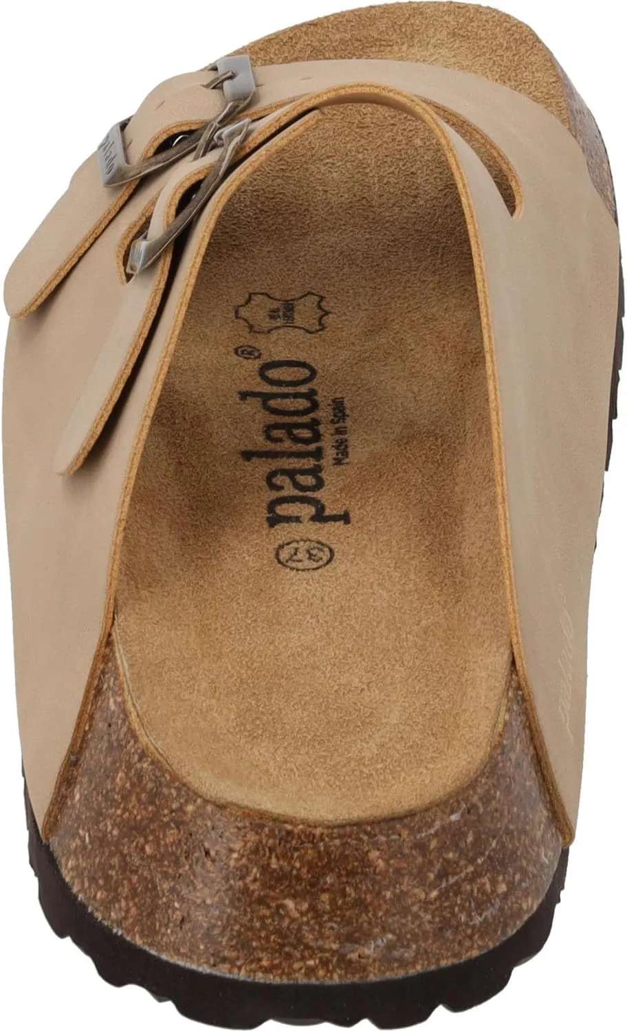 Elaha Mega Women's Mules - Comfortable Sandals Made in Spain - Slippers with Cork Footbed - Fashionable Summer Shoes