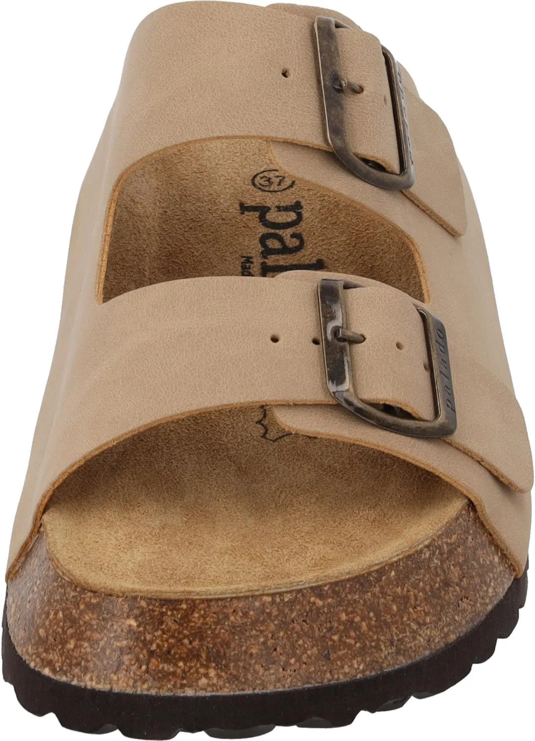 Elaha Mega Women's Mules - Comfortable Sandals Made in Spain - Slippers with Cork Footbed - Fashionable Summer Shoes
