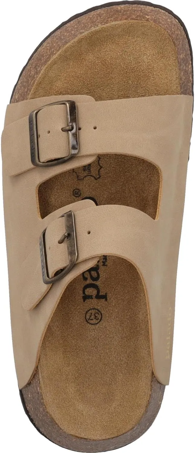 Elaha Mega Women's Mules - Comfortable Sandals Made in Spain - Slippers with Cork Footbed - Fashionable Summer Shoes