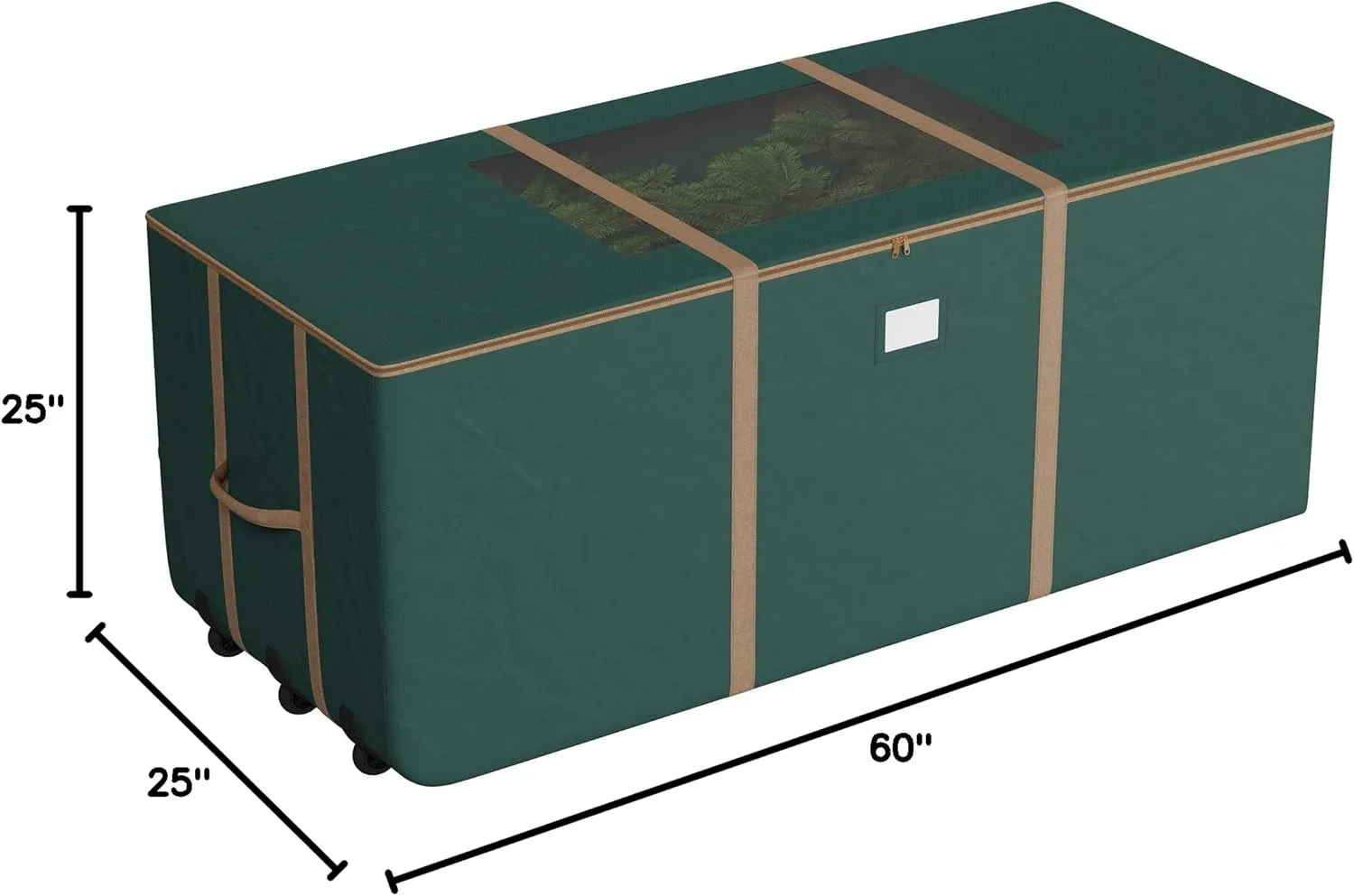 Elf Stor Premium Christmas Tree Storage Bag, fits up to 9ft Tree, Green