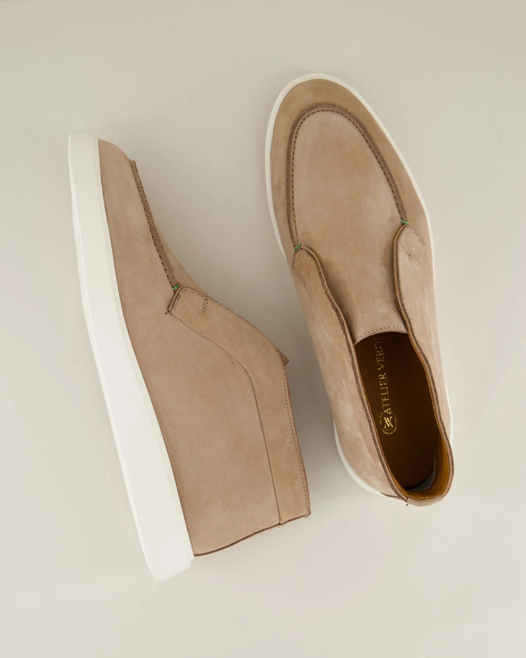 Enzo AVM-M02 Beige Nubuck Leather