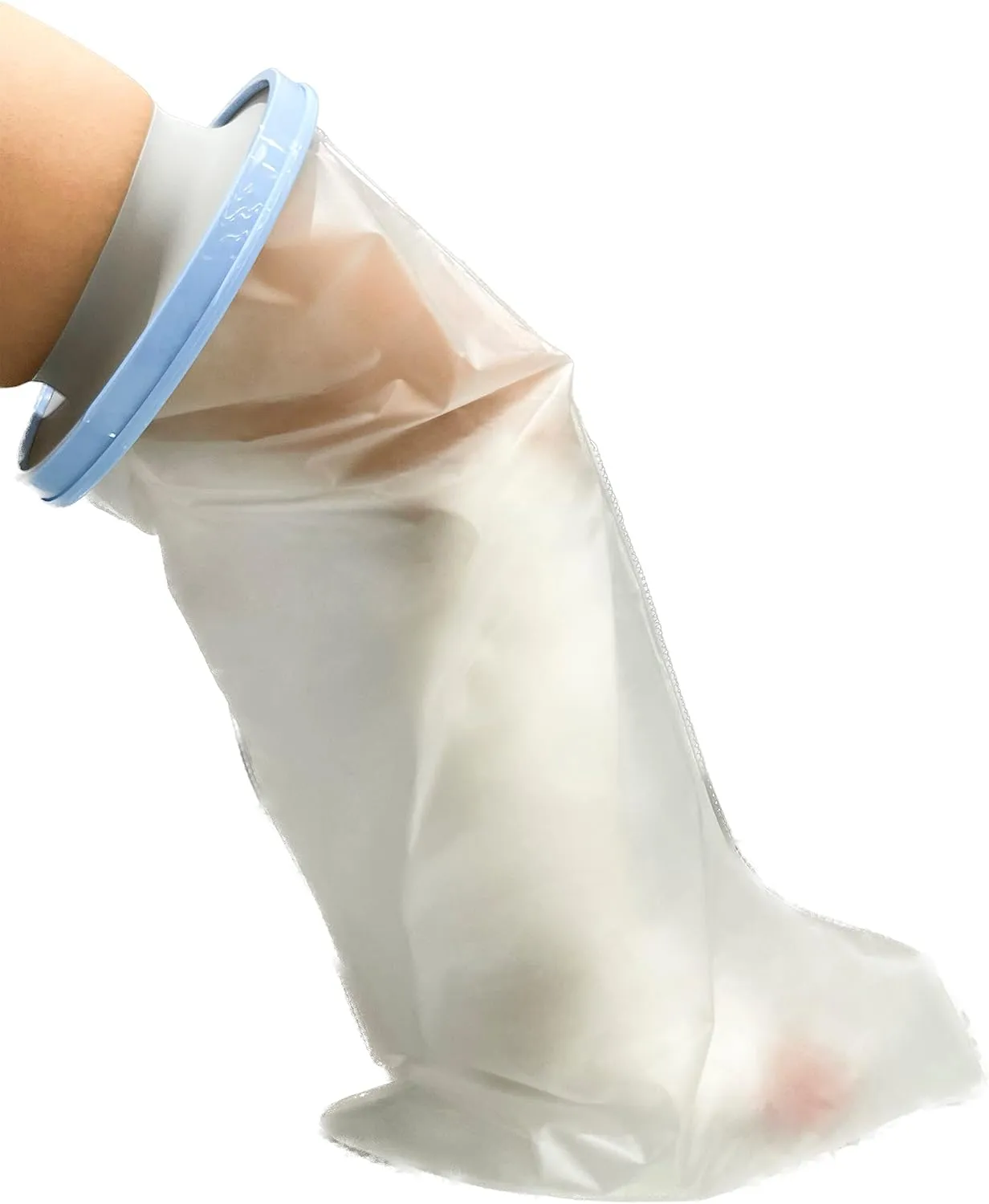 Extra Large - Adult calf Leg Waterproof Protector Cast Dressing Cover, XL Extra Wide Lower/Short Leg Cast Cover Watertight Bag for Shower,Surgery,Injury and Wound