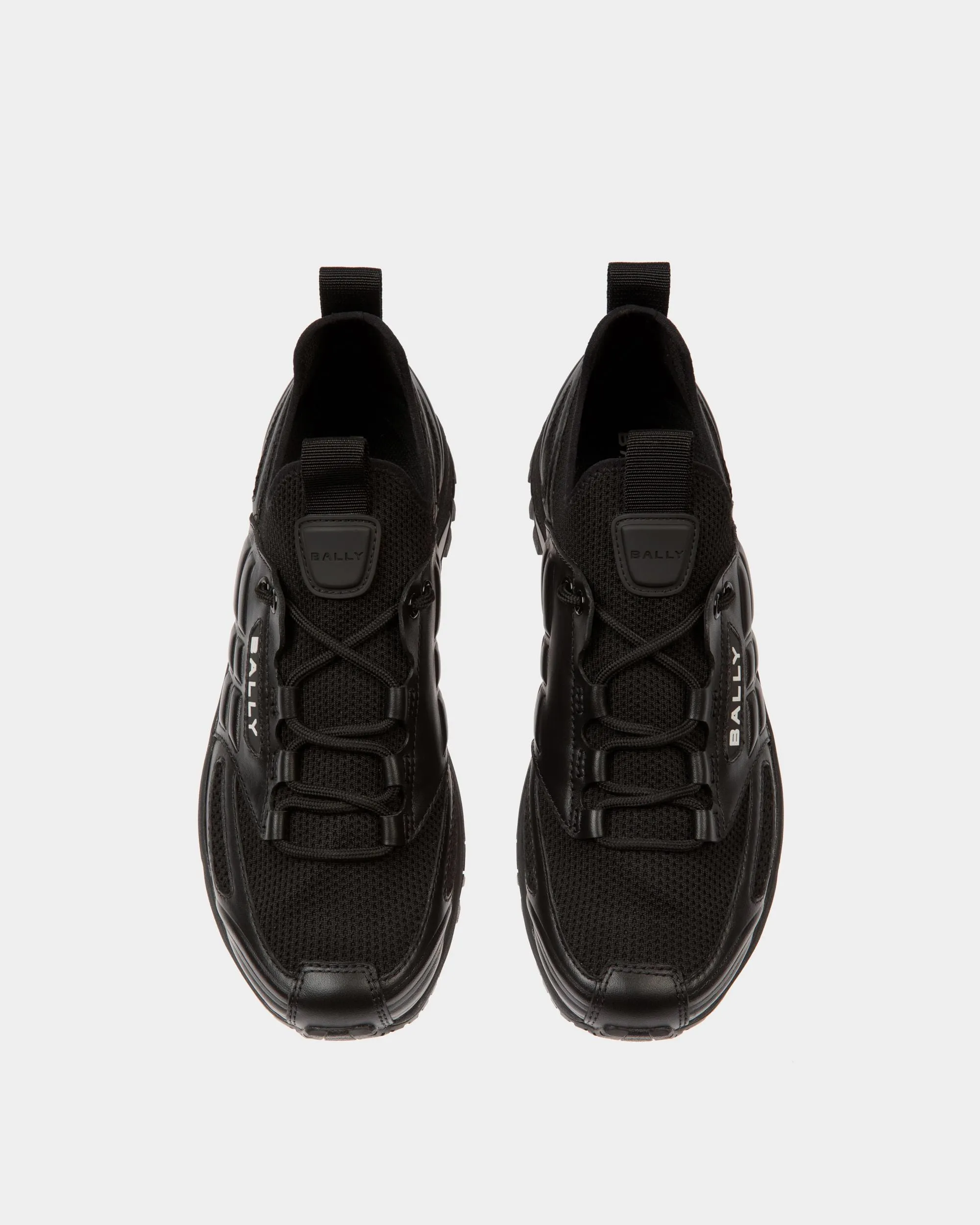 Faster Sneaker in Black Knit