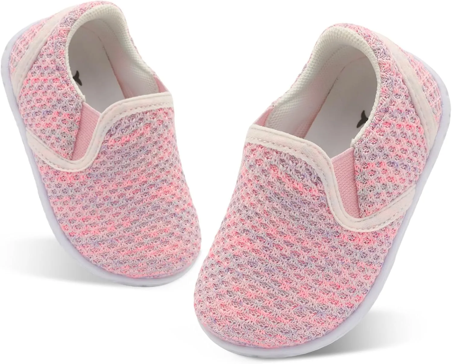 FEETCITY Unisex Baby Shoes Boys Girls Sneakers Infant Slip On First Walking Shoes Toddler Casual Star Sneaker Crib Shoes