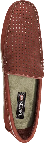 Ferracini Harley Casual Loafers-Red