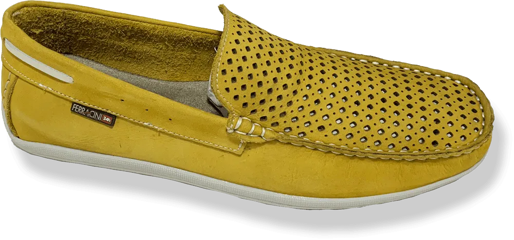 Ferracini Harley Casual Loafers-Yellow